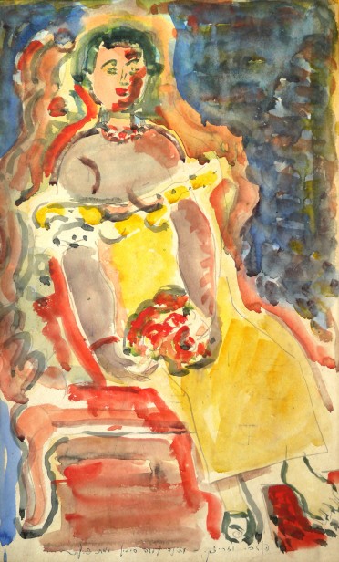 Woman in a Yellow Dress