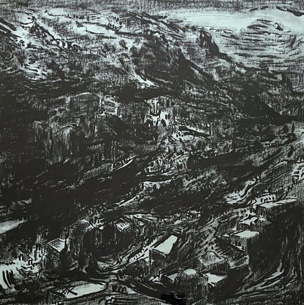 Mountain Landscape with Structures, 1939
