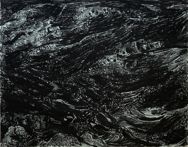 Mountain Landscape with Structures, 1938