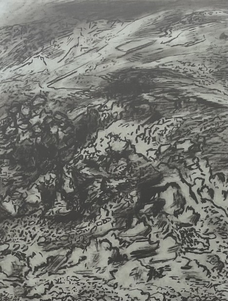 Barren hilly landscape, 1932
