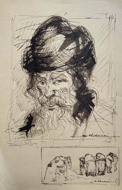 דיוקן רב ומתפללים,