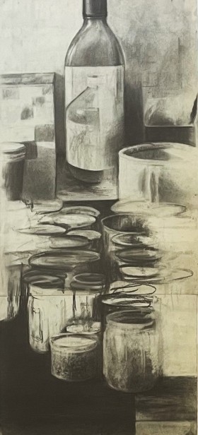 Still life in the studio,