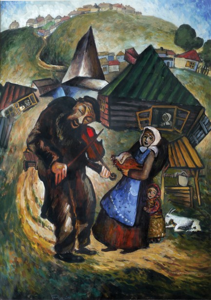 Fiddler in a Shtetl