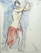 Nude dancer, 1953