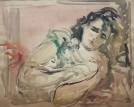 Woman at rest, 1950