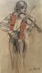 The violinist,