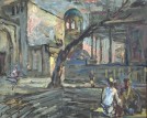 Figures in the landscape,
