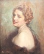 Poryrait of a woman in profile, 1935