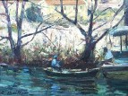 Boat on the lake,