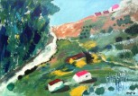 Landscape in the Judean Mountains,