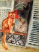 Cat on the Windowsill,