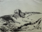 נופים, 1936, לוט הכולל שלושה רישומי פחם